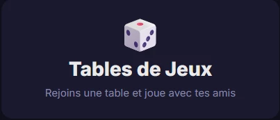 Tables de Jeux