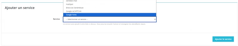 Module PrestaShop Cookie Consent RGPD &amp; Google CMv2 — capture 6